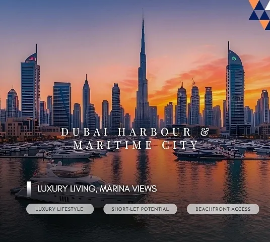 Dubai Harbour and Maritime City — luxury waterfront living with marina views and beach access - Rothmore Property